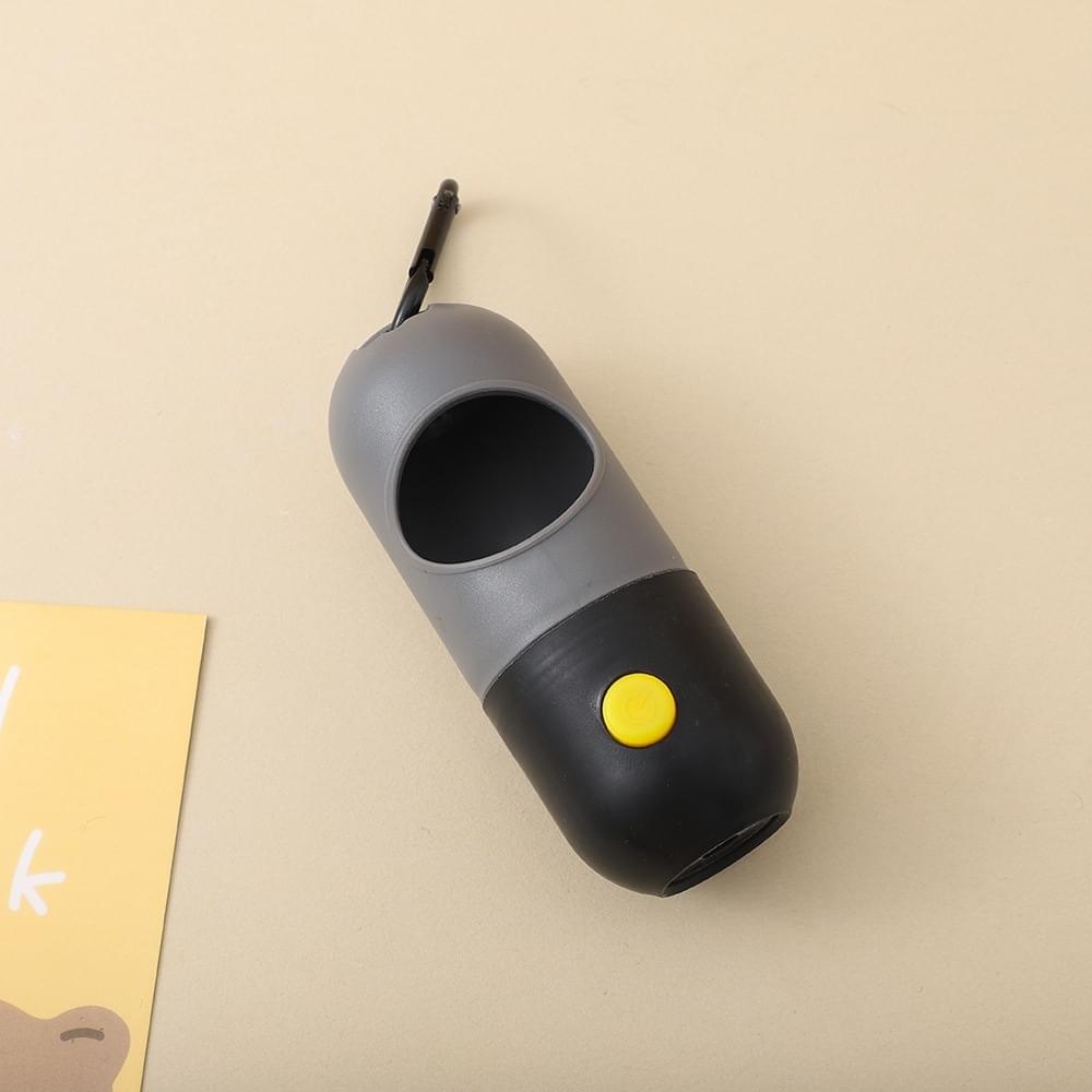 LED Dog Waste Bag Dispenser with Flashlight & Bag Roll