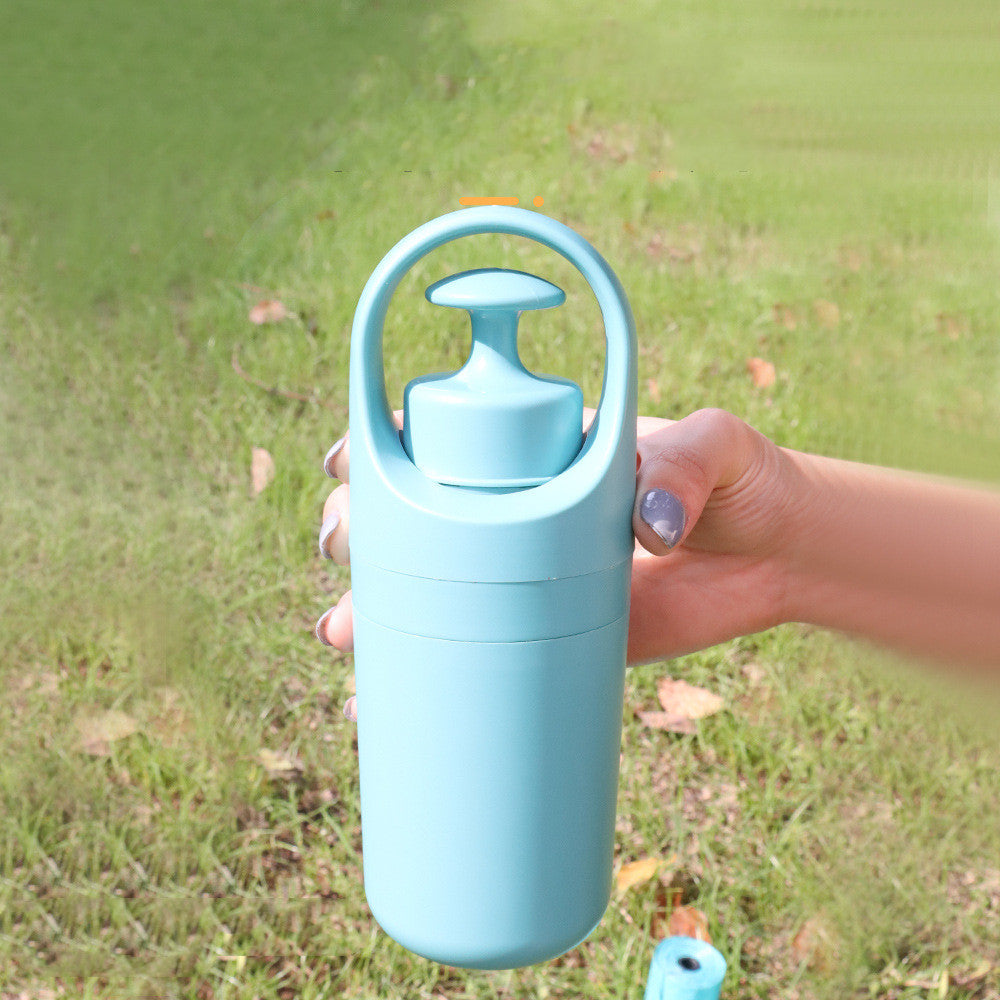 Portable Dog Pooper Scooper with Built-In Bag Dispenser